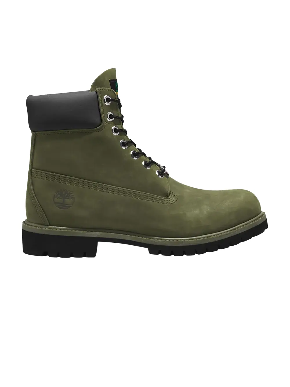 Ботинки Timberland Premium 6 Inch, нубук — изображение 1 из 1, темный зеленый