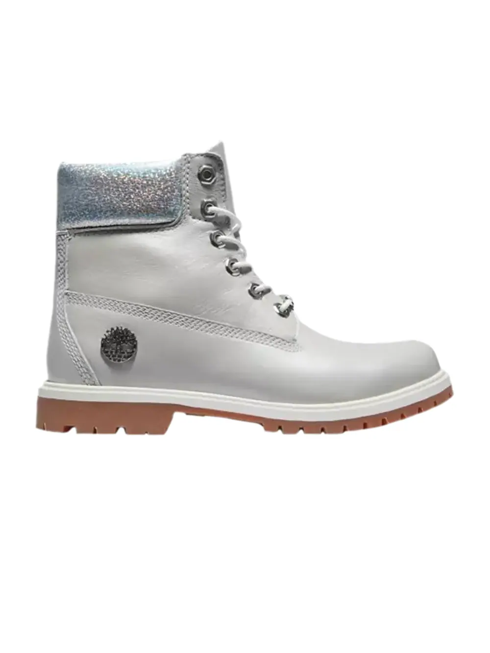 Ботинки женские Timberland 6 Inch Heritage, кожаные — изображение 1 из 1, серый