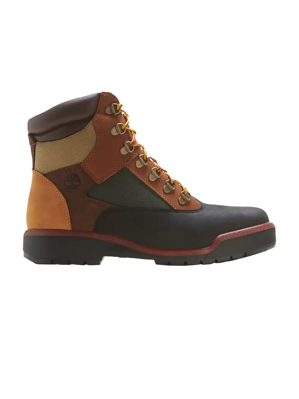 Ботинки Timberland 6 Inch Field Junior JJ — изображение 1 из 1, коричневый/черный