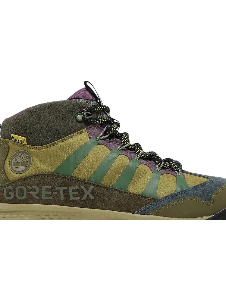 Кроссовки Bee Line x Garrison Trail Mid Hikers Medium Blue Suede — изображение 2 из 8, зеленый