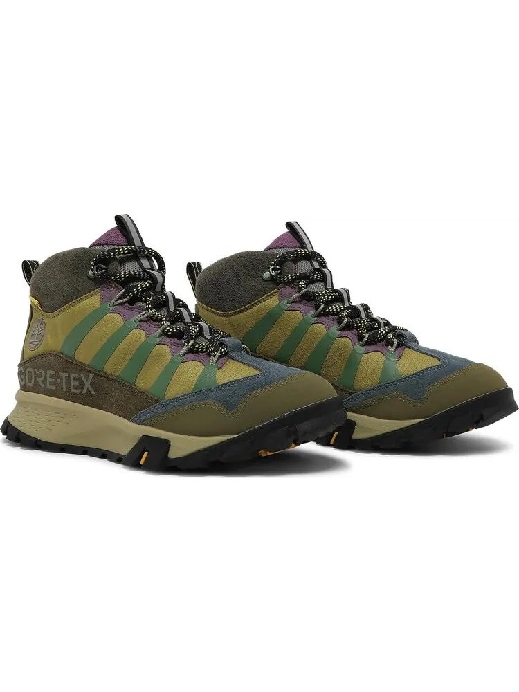 Кроссовки Bee Line x Garrison Trail Mid Hikers Medium Blue Suede — изображение 8 из 8, зеленый