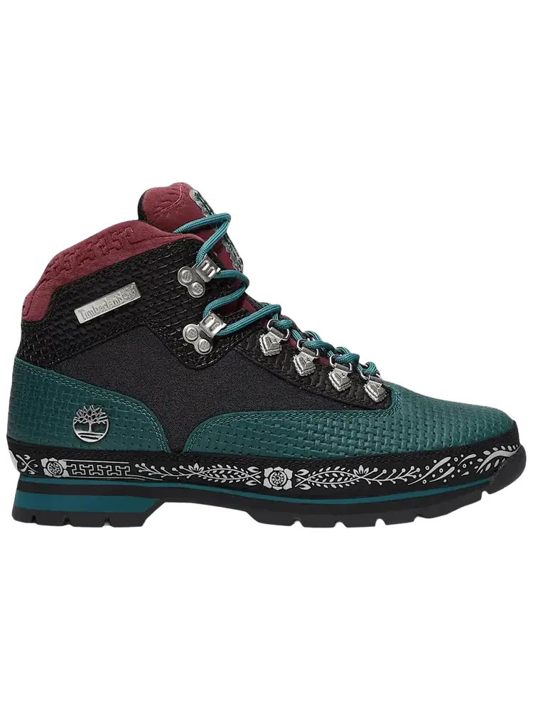 Кроссовки Timberland Euro Hiker Mid Lace Up — изображение 1 из 1, зеленый