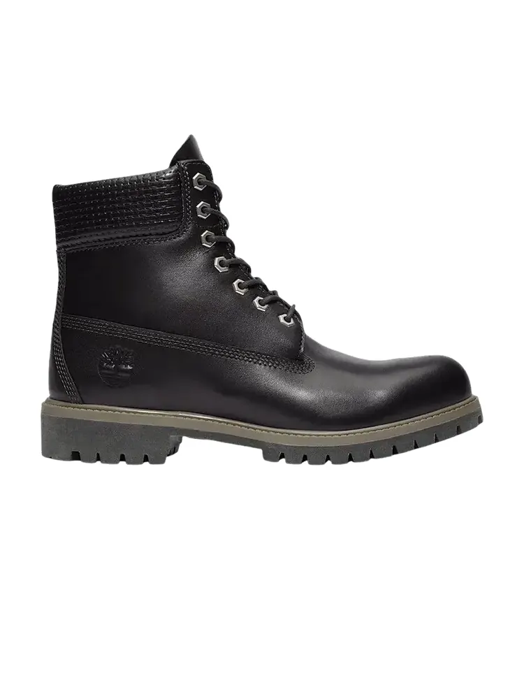 Кроссовки Timberland 6 Inch Premium Waterproof Boot 'Black Dark Brown' — изображение 1 из 1, черный