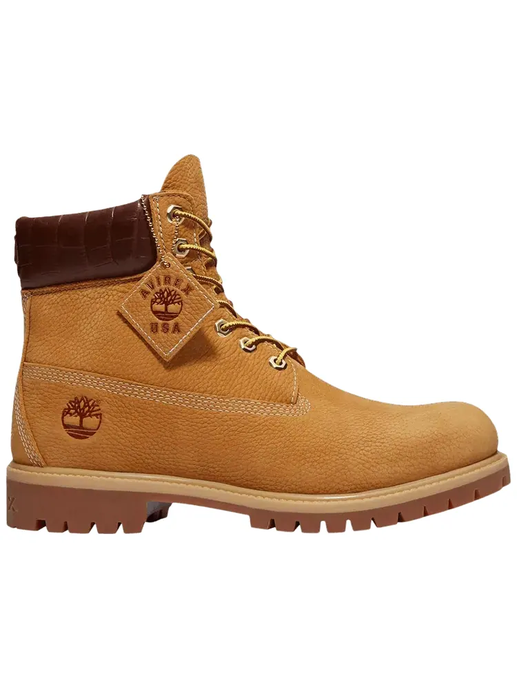 Ботинки Avirex x Timberland 6 Inch Premium, водонепроницаемые — изображение 1 из 1, коричневый