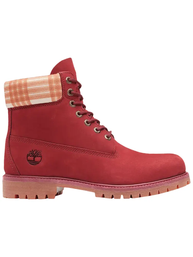 Ботинки мужские Timberland Heritage водонепроницаемые из нубука — изображение 1 из 1, красные