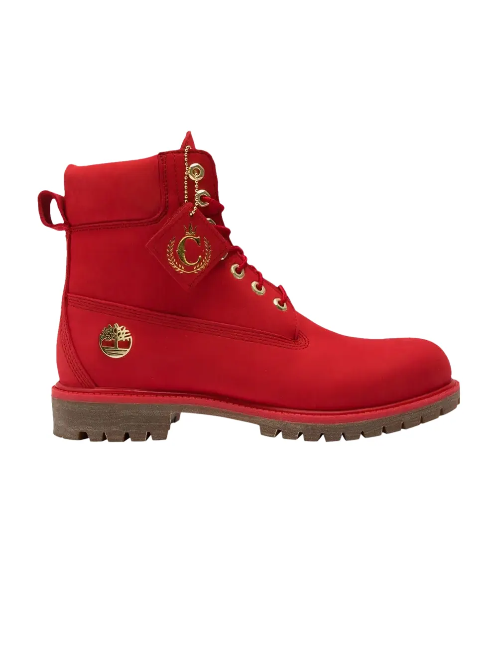 Ботинки Timberland Premium 6 Inch Culture Kings x — изображение 1 из 1, красный/золотистый