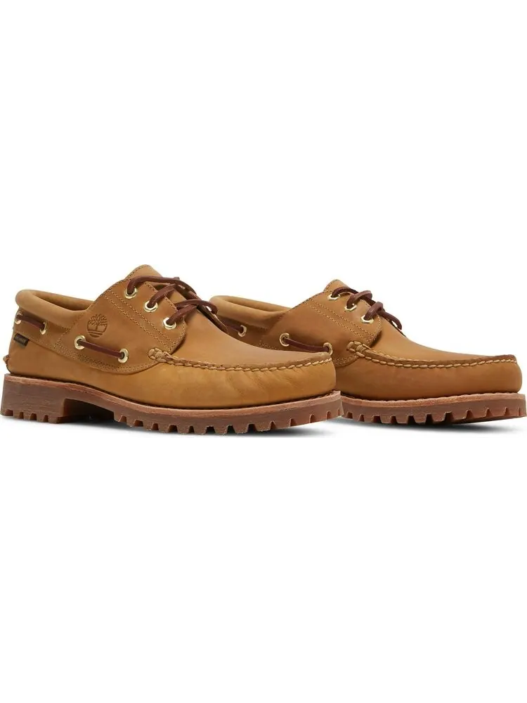 Кроссовки Aimé Leon Dore x 3-Eye Classic Lug Boat Wheat — изображение 8 из 8, коричневый