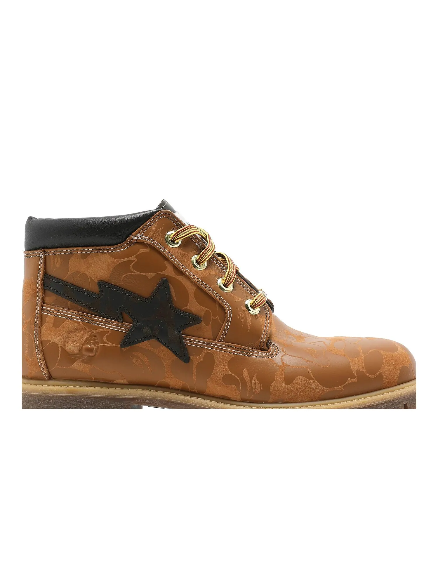 Ботинки Bape x Timberland Chukka, классические — изображение 2 из 8, коричневый