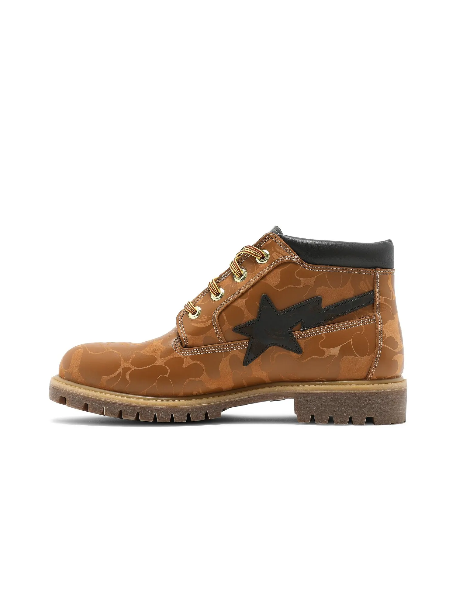 Ботинки Bape x Timberland Chukka, классические — изображение 3 из 8, коричневый