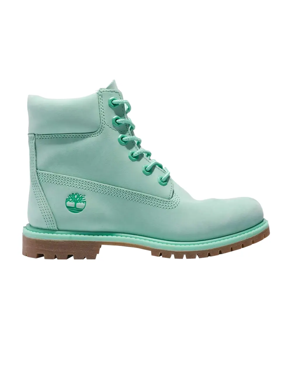 Ботинки женские Timberland 6 Inch, нубук — изображение 1 из 1, светлый зеленый