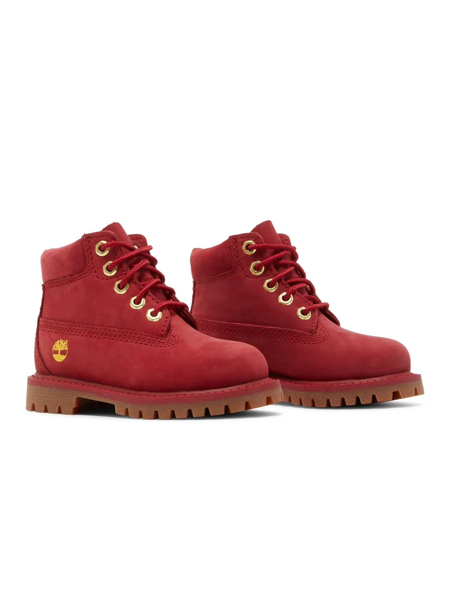 Ботинки Timberland Premium 6 Inch для малышей — изображение 8 из 8, темный красный
