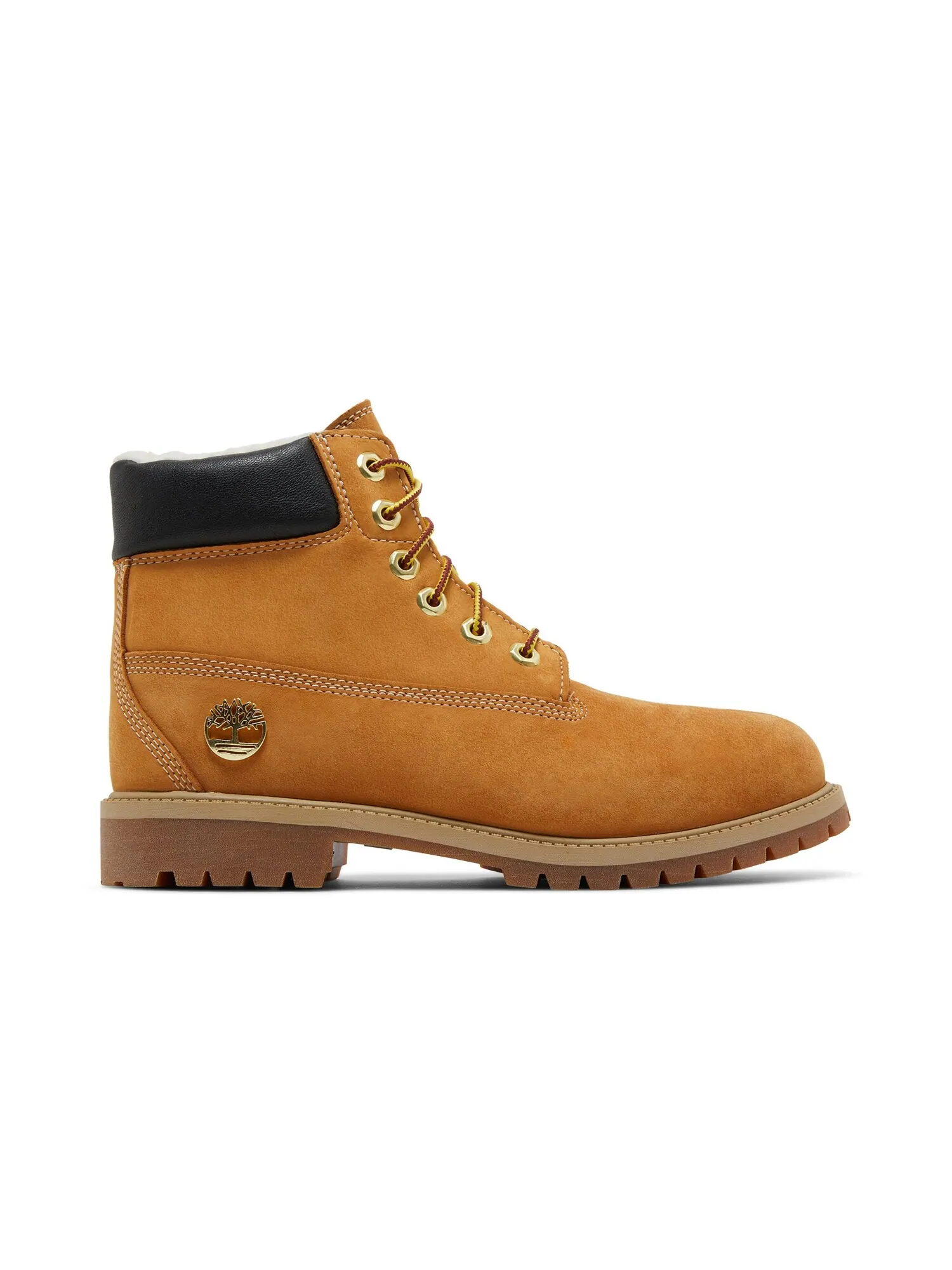 Ботинки Timberland Premium 6 Inch Junior, нубук — изображение 1 из 8, золотистый