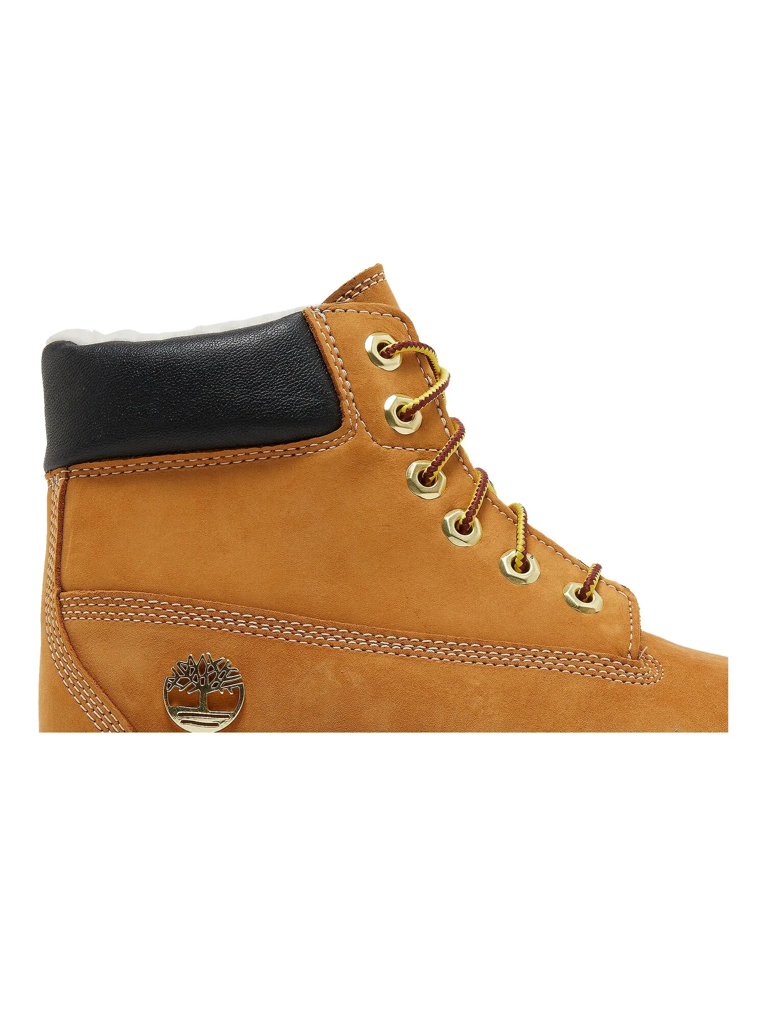 Ботинки Timberland Premium 6 Inch Junior, нубук — изображение 2 из 8, золотистый