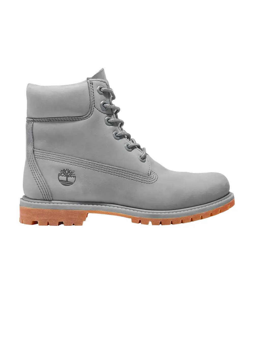 Ботинки женские Timberland 6 Inch , нубук — изображение 1 из 1, светлый серый