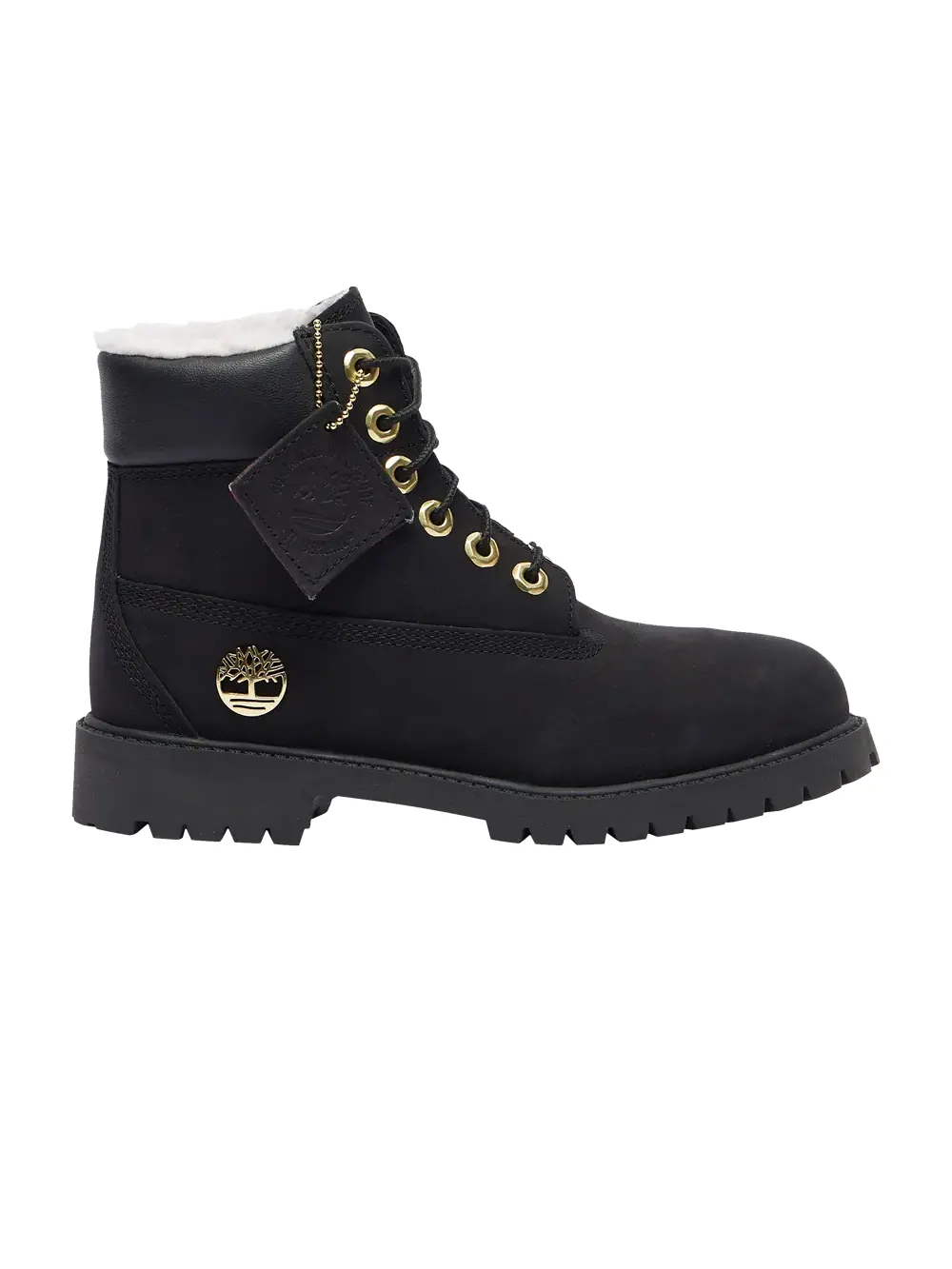 Ботинки Timberland Premium 6 Inch Shearling Junior, водонепроницаемые — изображение 1 из 1, черный