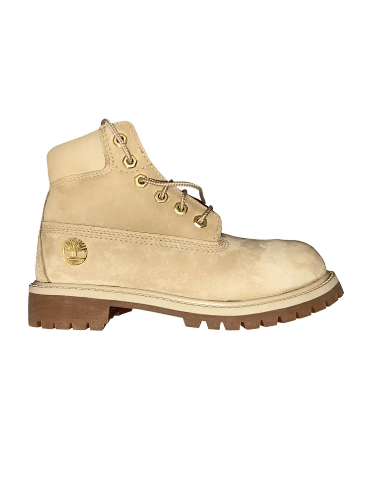 Ботинки Timberland 6 Inch Premium Youth 'Light Beige' — изображение 1 из 1, светлый бежевый
