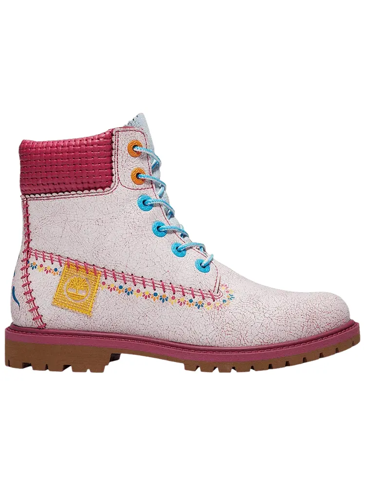 Ботинки женские Timberland 6 Inch Premium Boot — изображение 1 из 1, розовый/белый