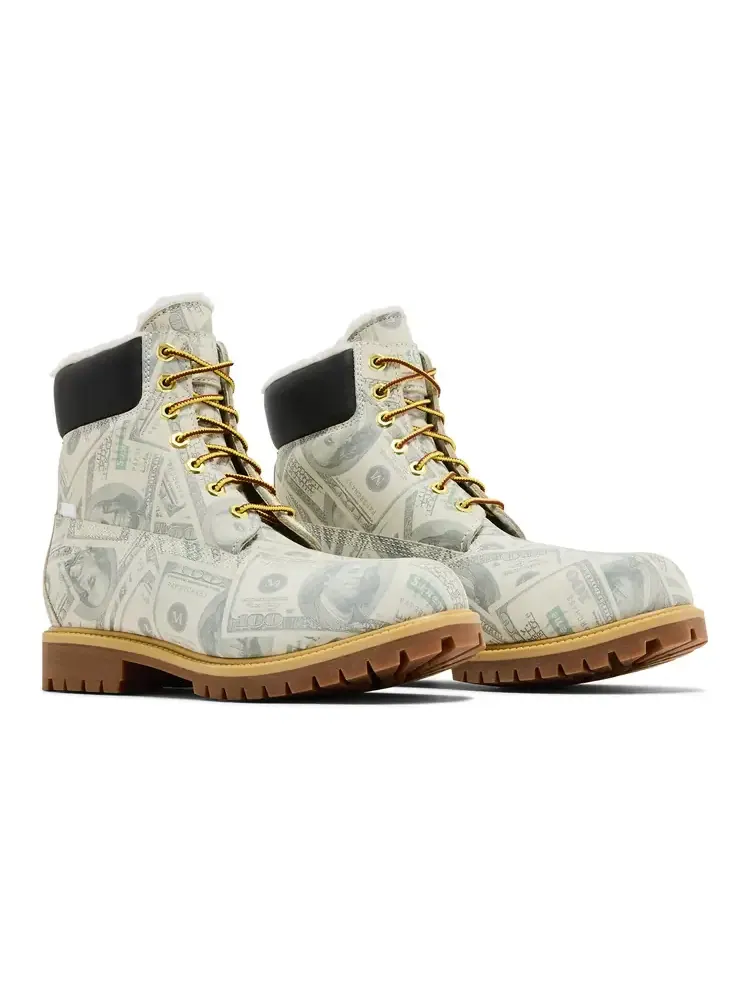 Supreme x MM6 Maison Margiela x Timberland 6 Inch Premium Waterproof Boot 'Money' — изображение 8 из 8, бежевый