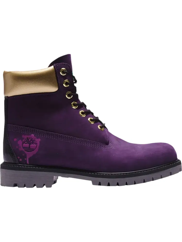 Ботинки мужские Timberland Premium из нубука — изображение 1 из 1, фиолетовый