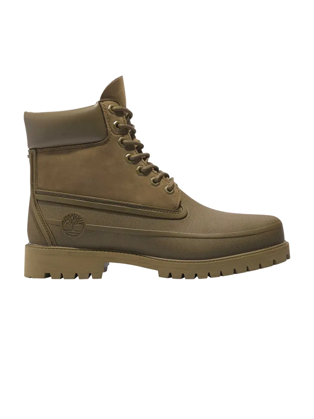 Ботинки Timberland 6 Inch Heritage, нубук — изображение 1 из 1, оливковый