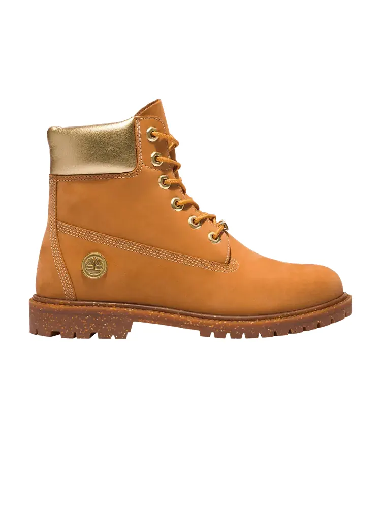 Ботинки женские Timberland Premium 6 Inch Waterproof — изображение 1 из 1, золотистый