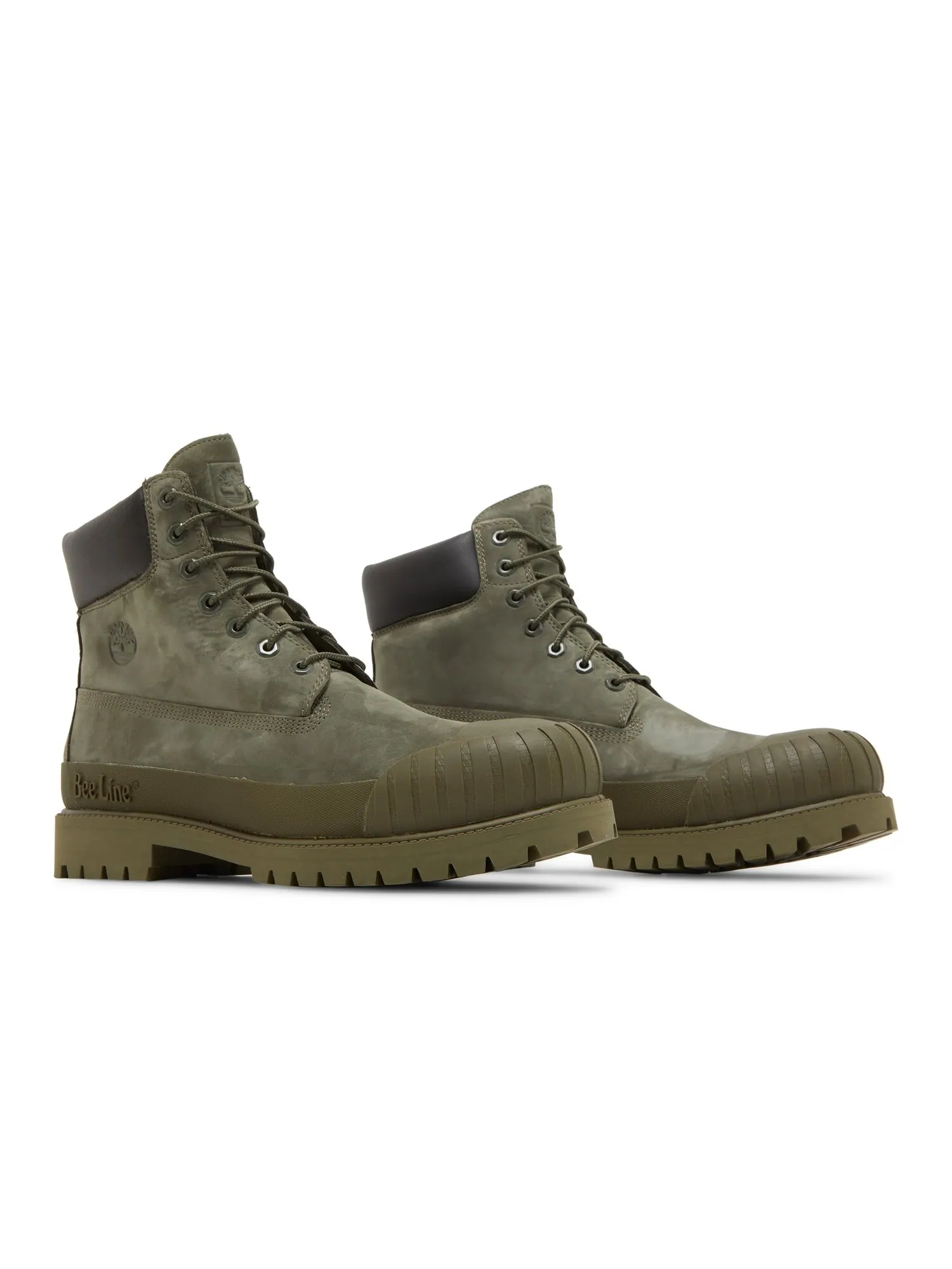 Ботинки Timberland Bee Line x Premium 6 Inch с резиновым носком — изображение 8 из 8, темный зеленый/зеленый