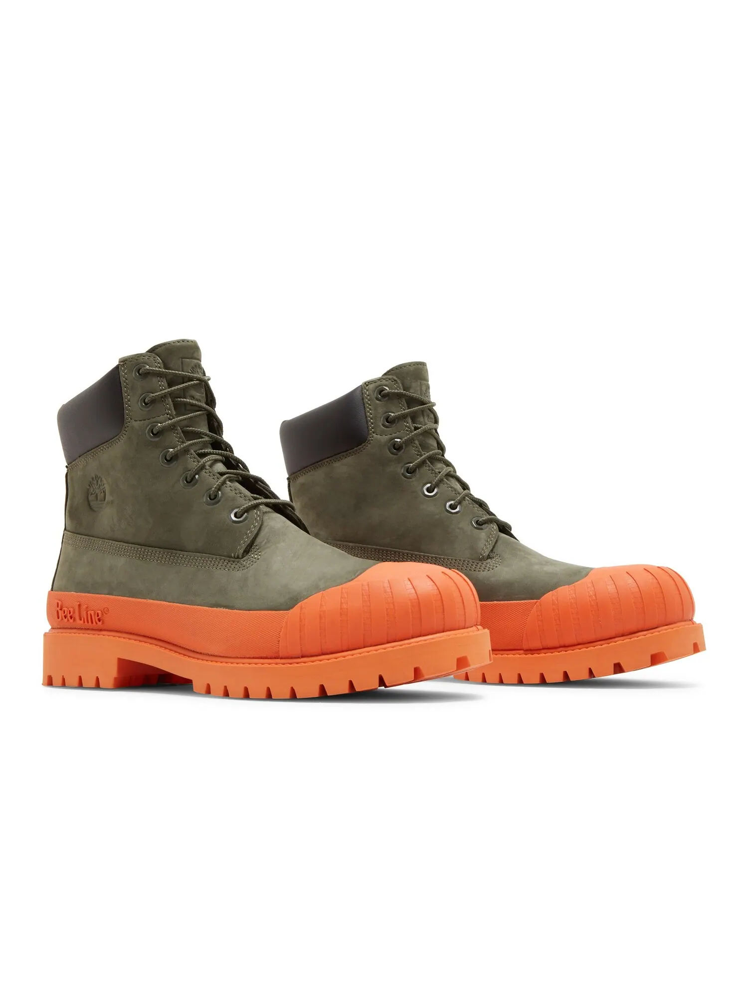 Ботинки Timberland Bee Line x Premium 6 Inch Ruuber с носком — изображение 8 из 8, зеленый/оранжевый