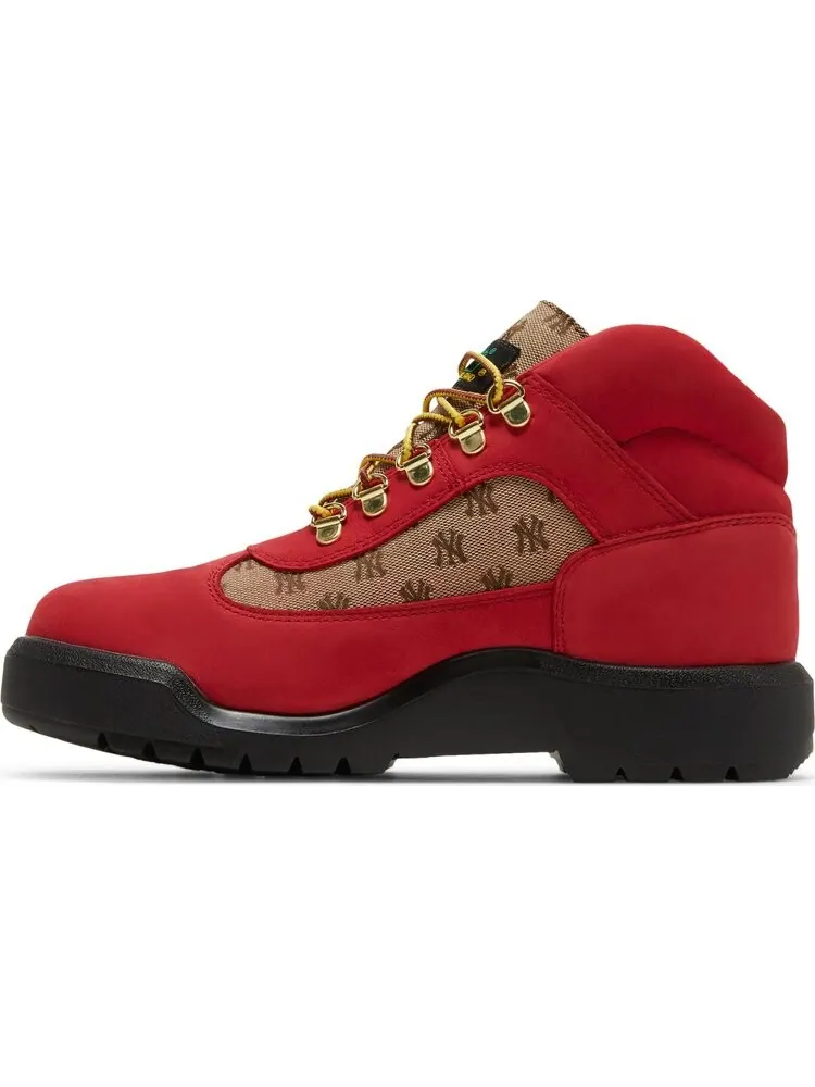 Ботинки мужские Timberland x Supreme x New York Yankees с принтом — изображение 3 из 8, красный