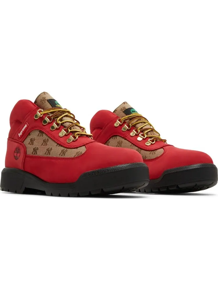Ботинки мужские Timberland x Supreme x New York Yankees с принтом — изображение 8 из 8, красный