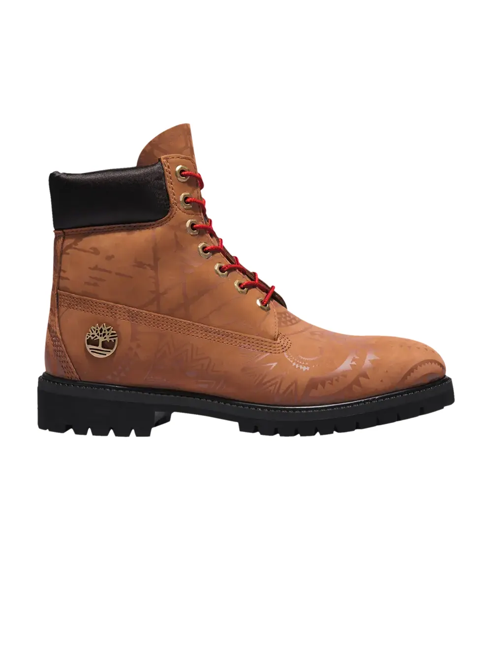 Ботинки Timberland Premium 6 Inch с узором — изображение 1 из 1, коричневый