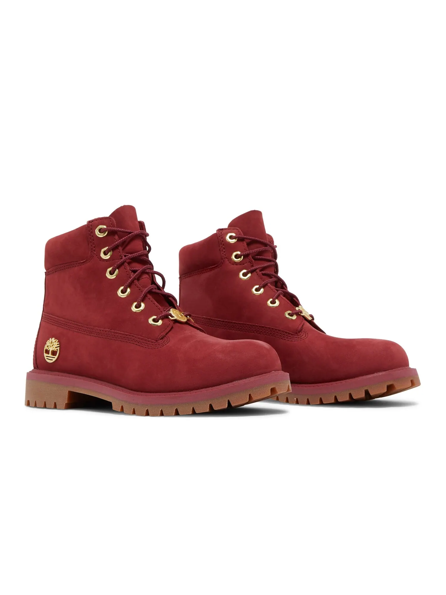 Ботинки Timberland Premium 6 Inch Junior — изображение 8 из 8, бордовый