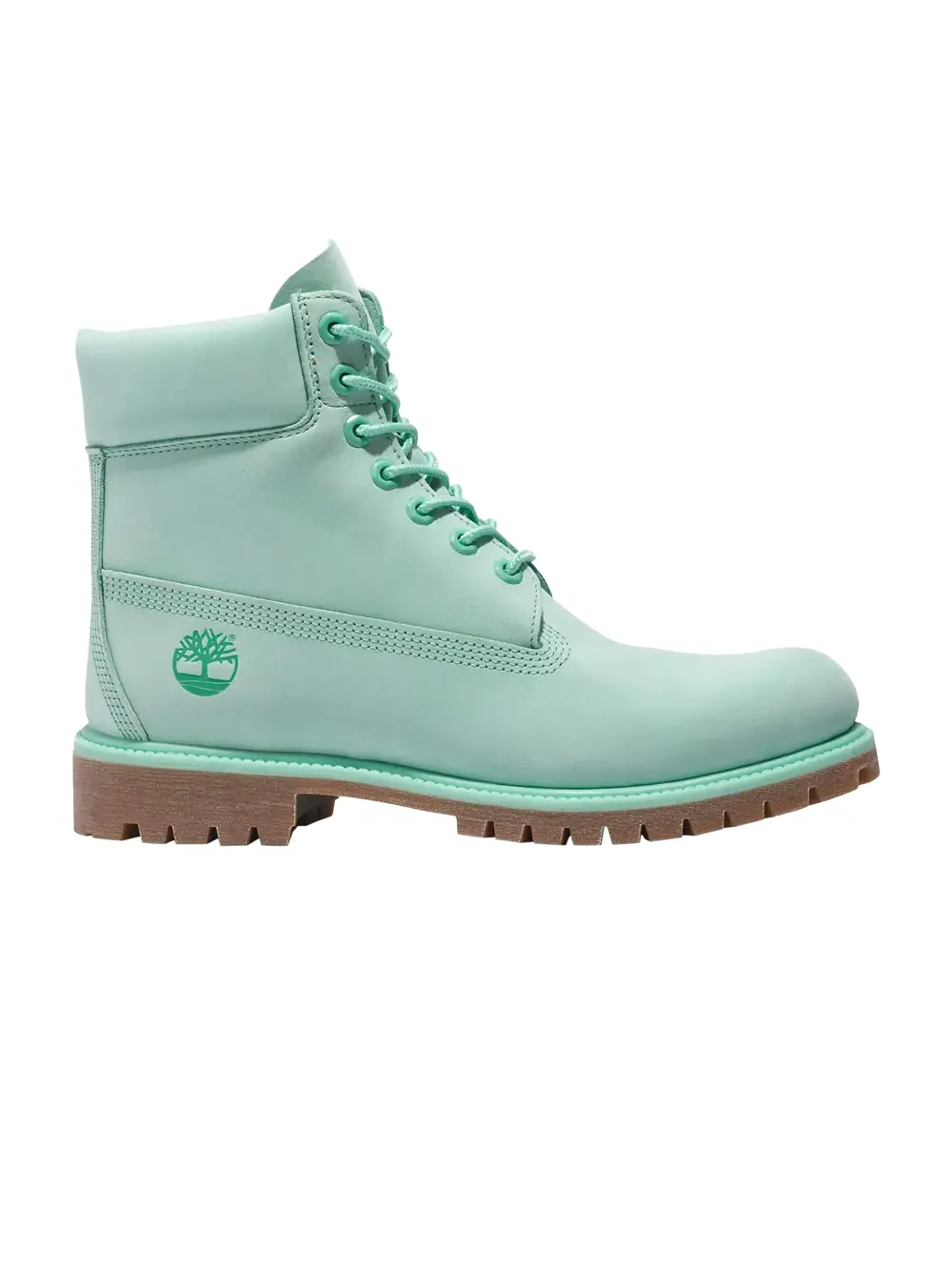 Ботинки Timberland Premium 6 Inch, нубук — изображение 1 из 1, светлый зеленый
