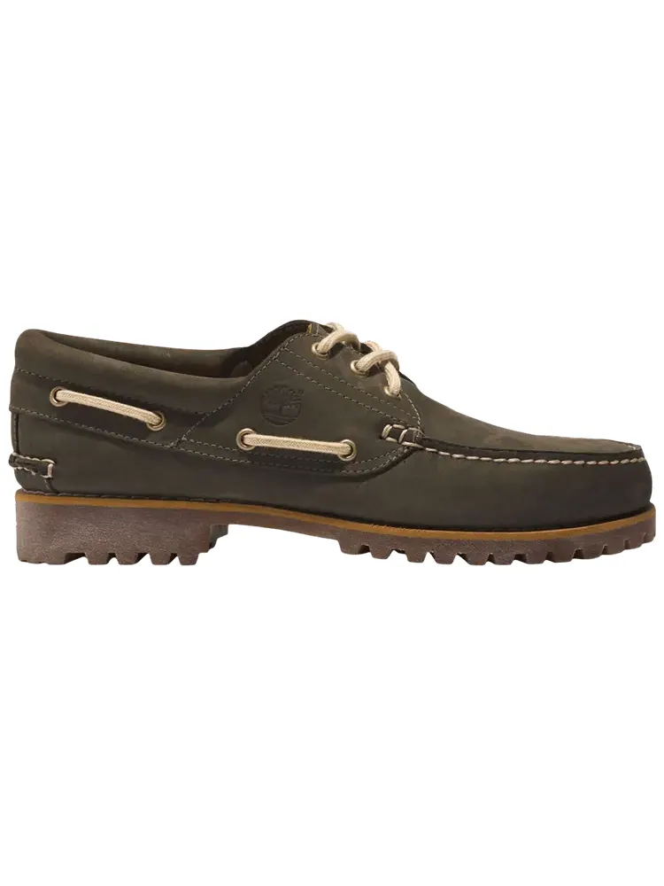 Ботинки Timberland Authentic 3 Eye Classic Boat Boot — изображение 1 из 1, зеленый