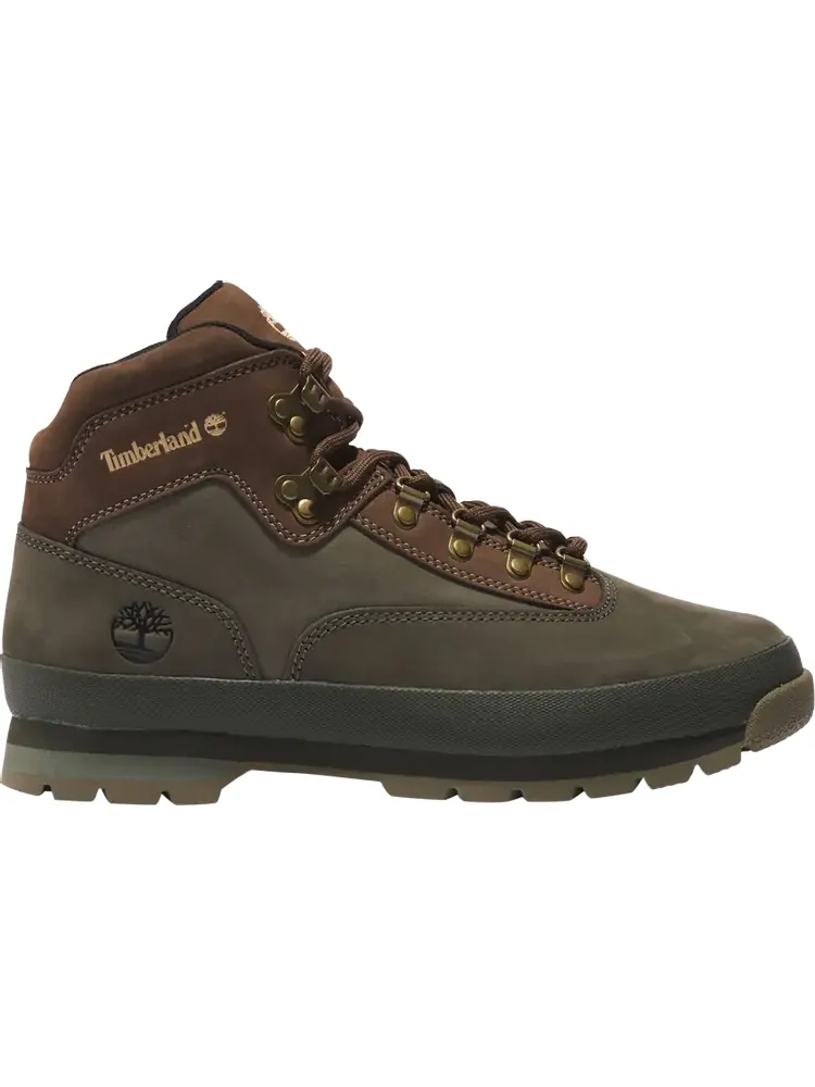 Ботинки походные мужские Timberland Euro Hiker — изображение 1 из 1, зеленый/коричневый