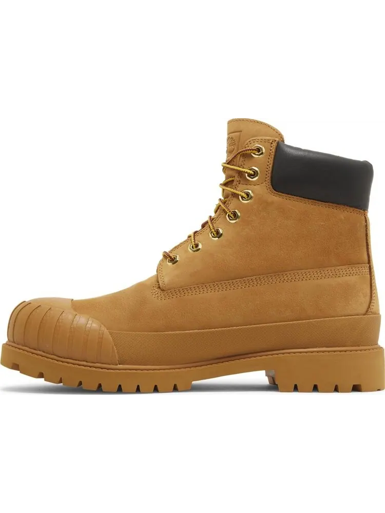 Ботинки мужские Timberland нубук коричневые на рифленой подошве — изображение 3 из 8, бежевый