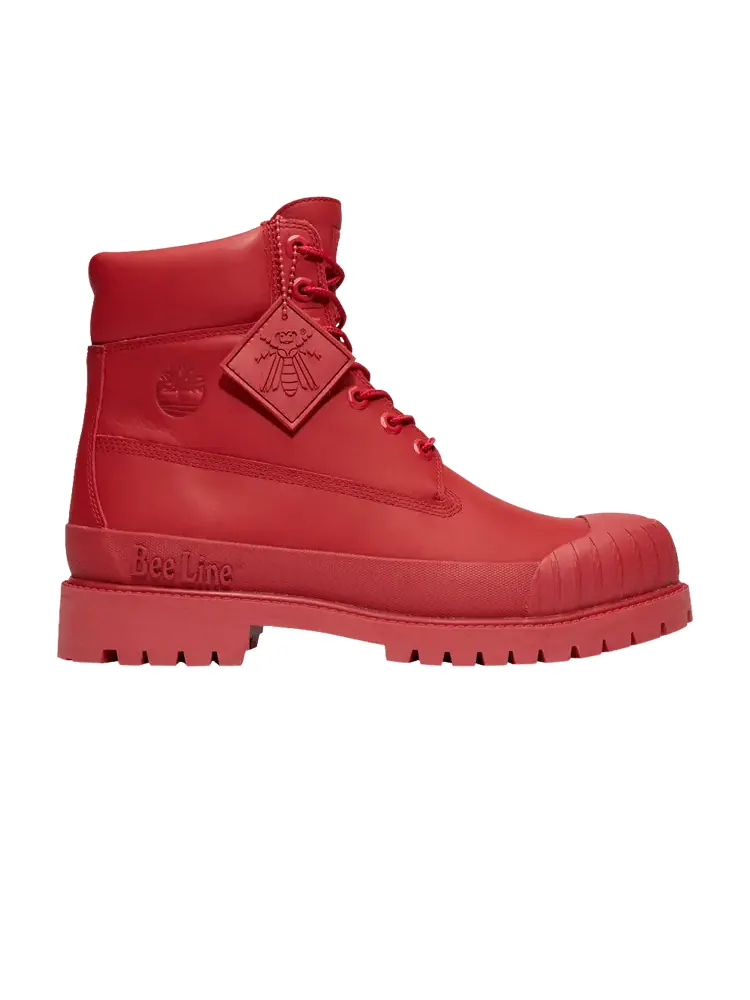 Ботинки мужские Timberland Bee Line водонепроницаемые из нубука — изображение 1 из 1, красные