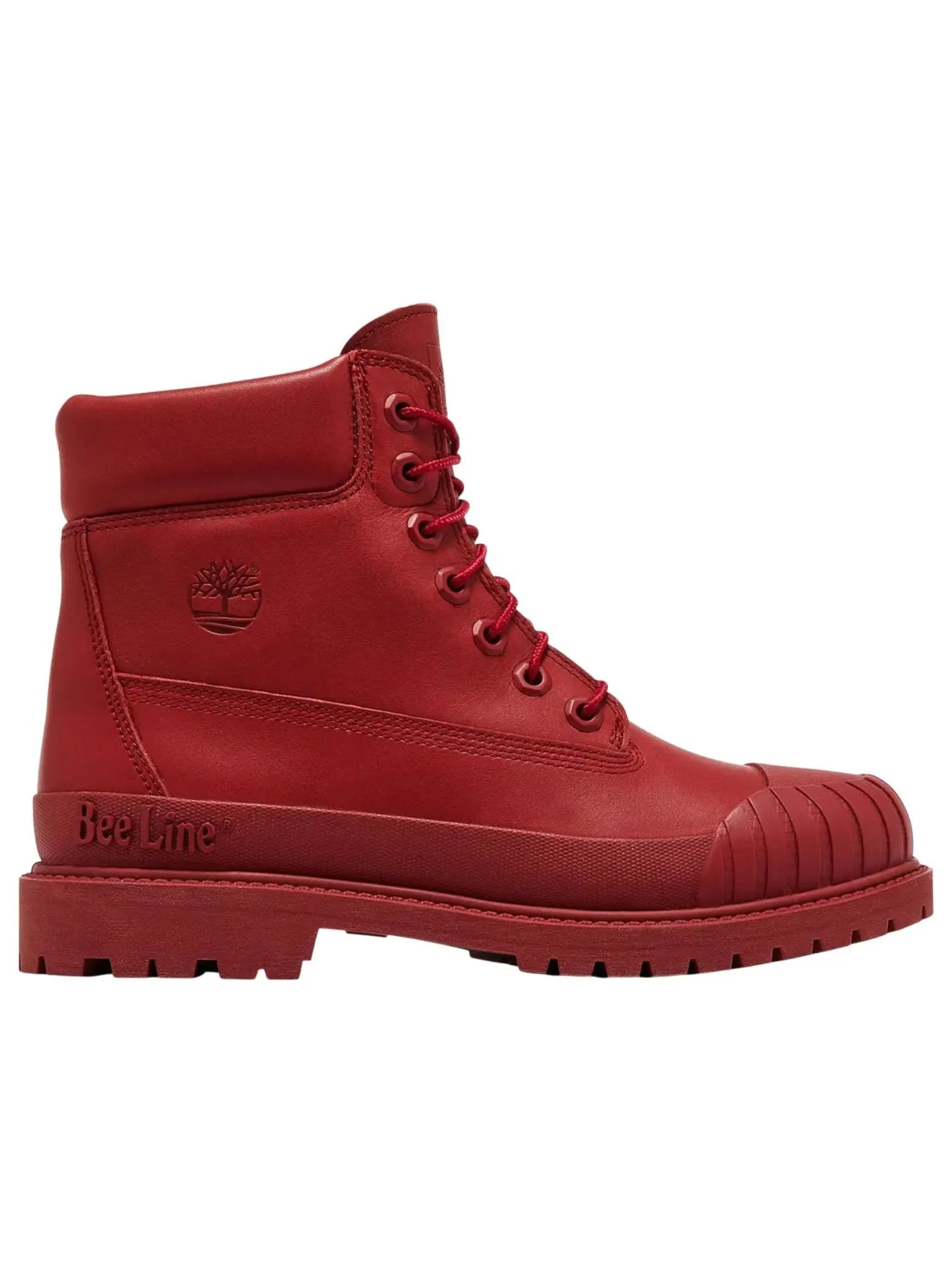 Ботинки Timberland x Bee Line 6 Inch Premium Rubber Toe WP Red Nubuck — изображение 2 из 5, красный