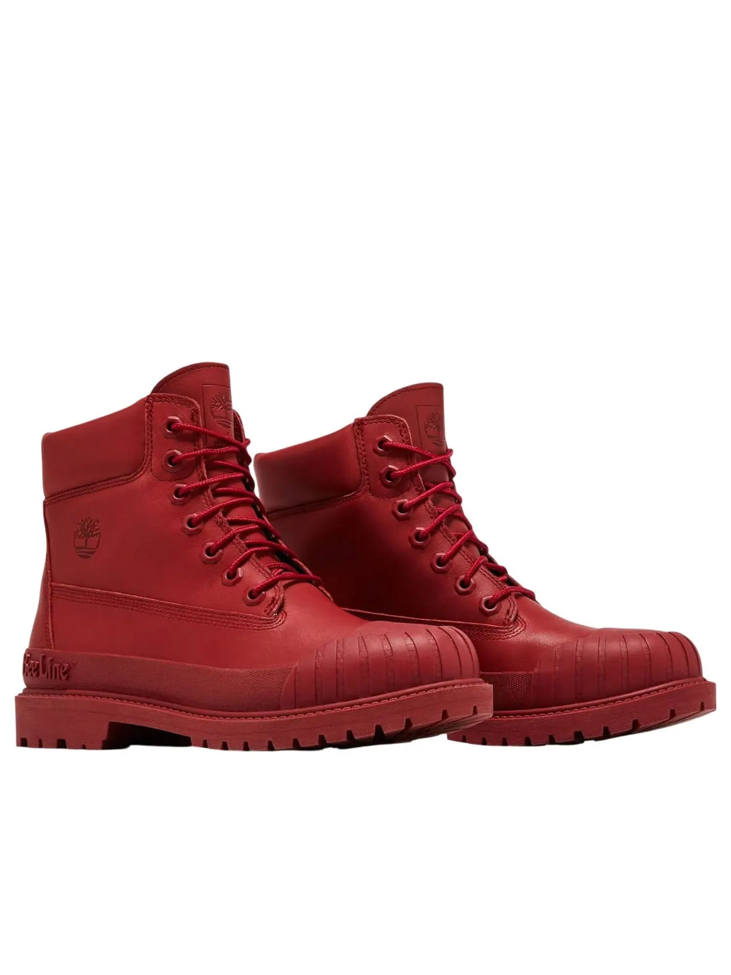 Ботинки Timberland x Bee Line 6 Inch Premium Rubber Toe WP Red Nubuck — изображение 3 из 5, красный