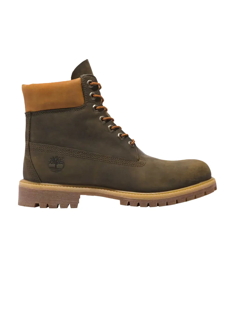 Ботинки Timberland Premium 6 Inch, кожаные — изображение 1 из 1, зеленый