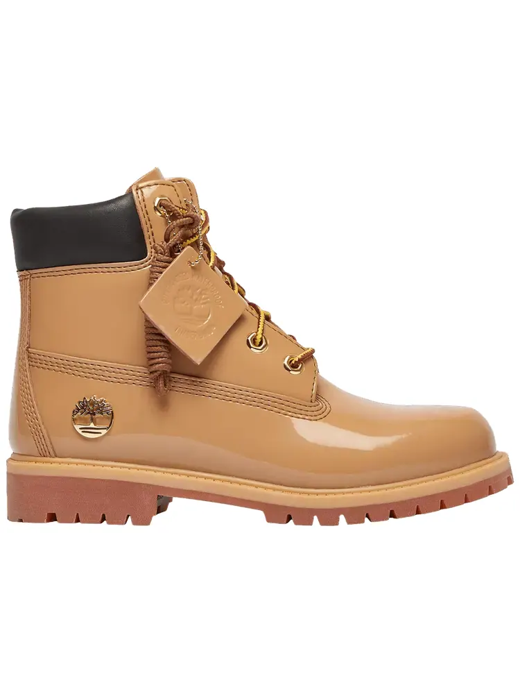 Ботинки Timberland 6 Inch Premium Waterproof Boot Patent Big Kid — изображение 1 из 1, бежевый