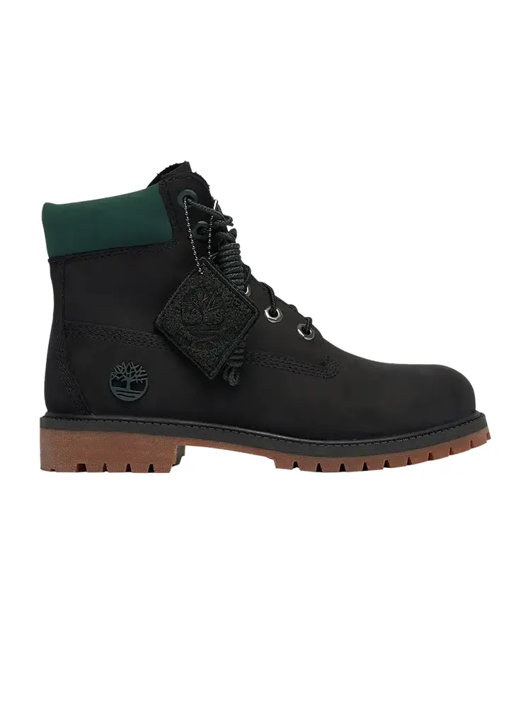 Мужские ботинки Timberland Premium средней высоты из нубука — изображение 1 из 1, зеленый/черный