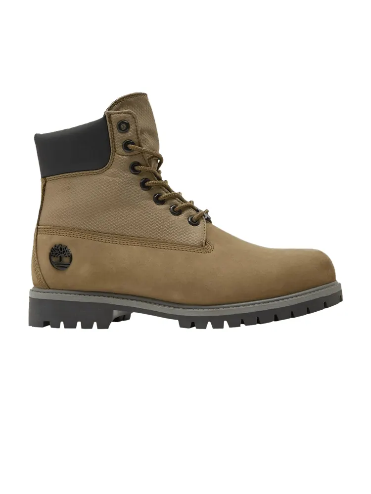 Ботинки мужские Timberland Heritage водонепроницаемые комбинированные бежево-коричневые — изображение 1 из 1, оливковый