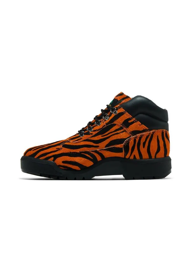 Ботинки Timberland Supreme x Field кожаные с принтом тигра — изображение 3 из 6, черный