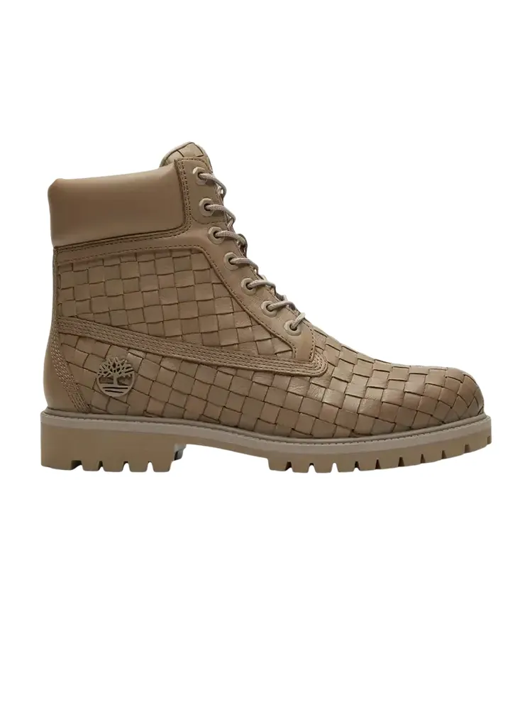 Ботинки Timberland 6 Inch Premium Woven Olive — изображение 1 из 1, зеленый