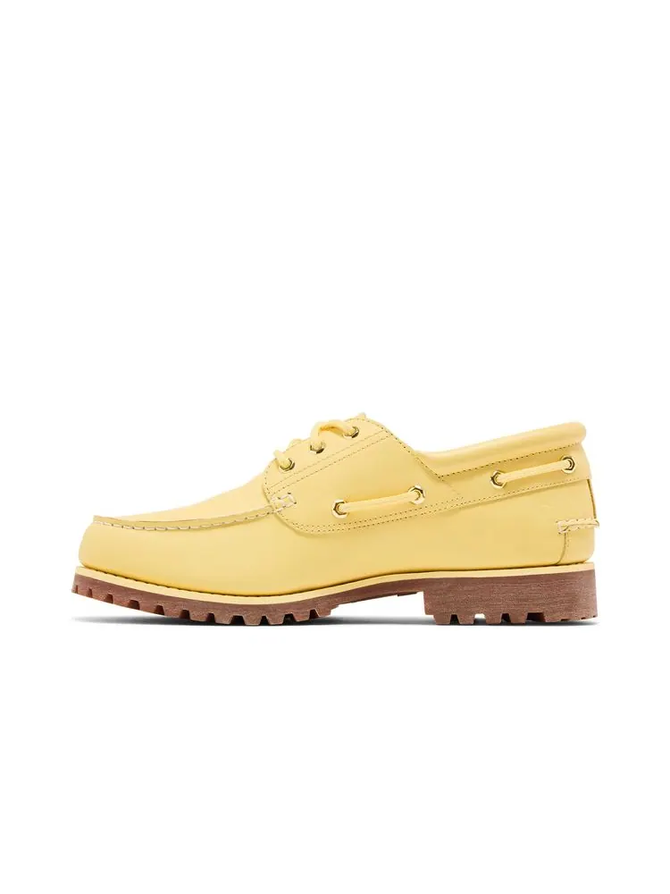 Кроссовки Jacquemus x Timberland 3-Eye Classic Lug Boat 'La Bateau' — изображение 3 из 8, желтый