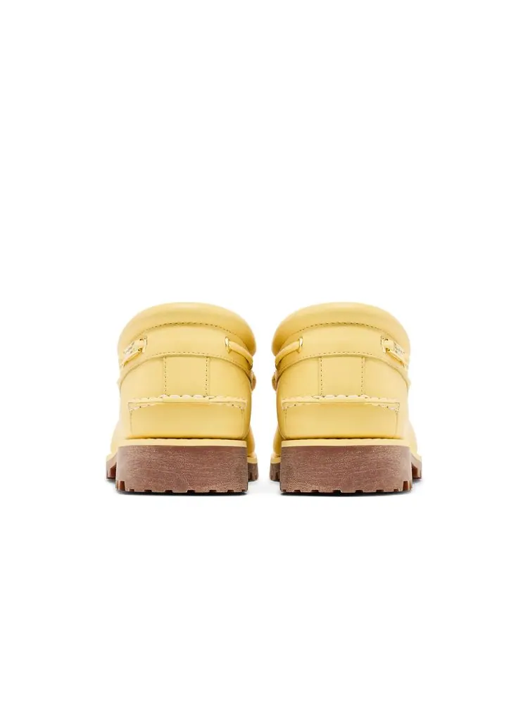 Кроссовки Jacquemus x Timberland 3-Eye Classic Lug Boat 'La Bateau' — изображение 6 из 8, желтый