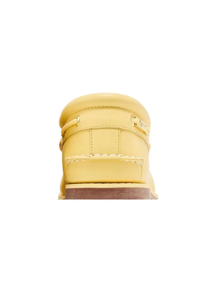 Кроссовки Jacquemus x Timberland 3-Eye Classic Lug Boat 'La Bateau' — изображение 7 из 8, желтый