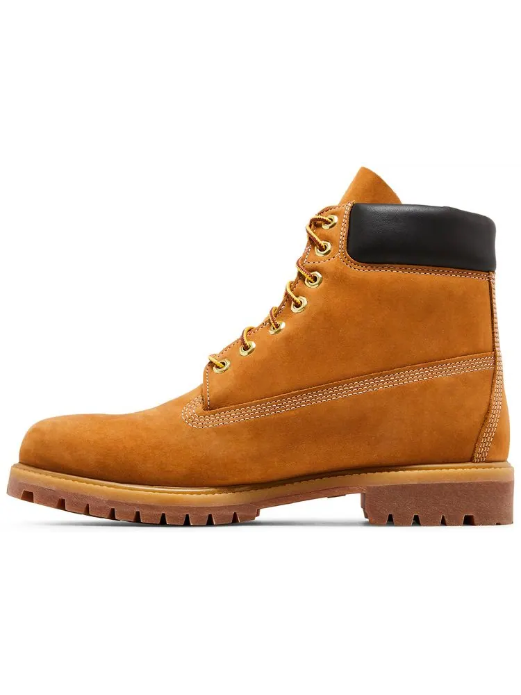 Ботинки мужские Timberland Premium из нубука — изображение 3 из 8, коричневый