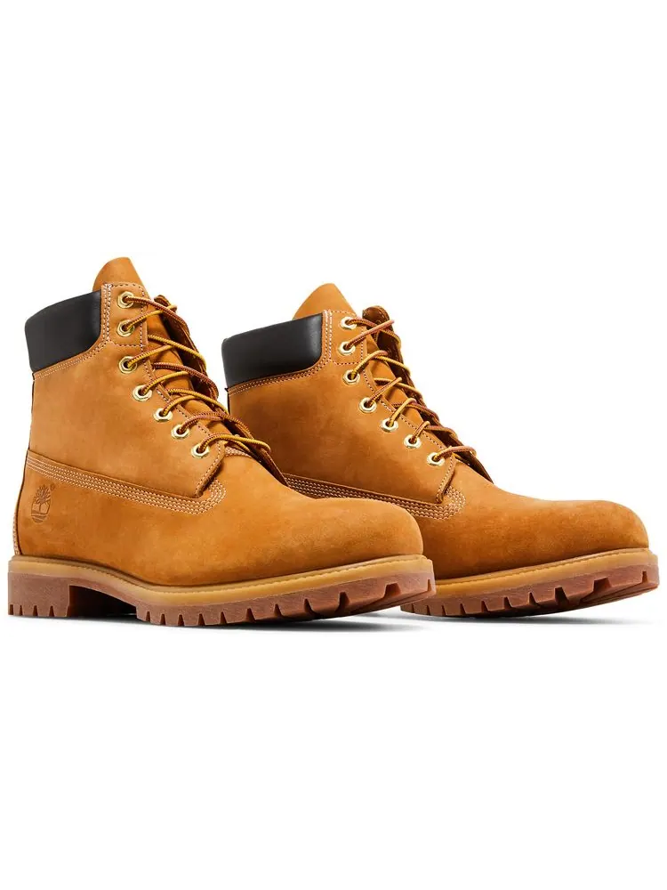 Ботинки мужские Timberland Premium из нубука — изображение 8 из 8, коричневый