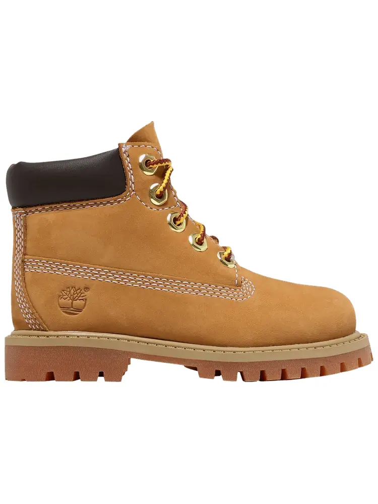 Ботинки Timberland 6 Inch Premium Boot Toddler 'Wheat' — изображение 1 из 1, загар